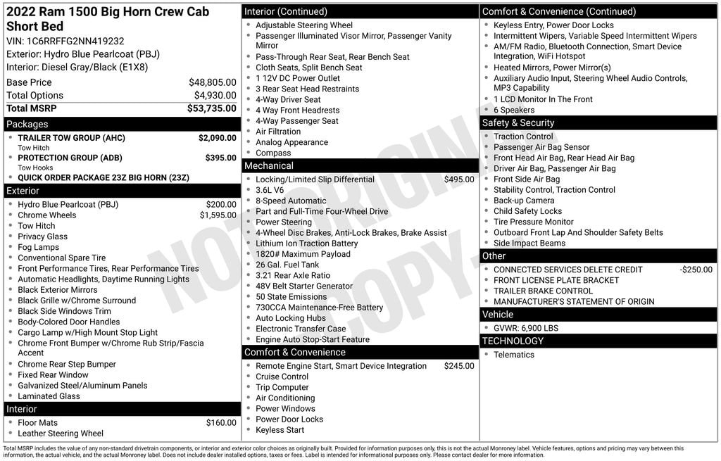 Used 2022 Ram 1500 Big Horn