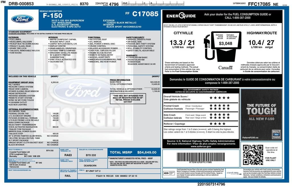 Used 2015 Ford F-150 XLT
