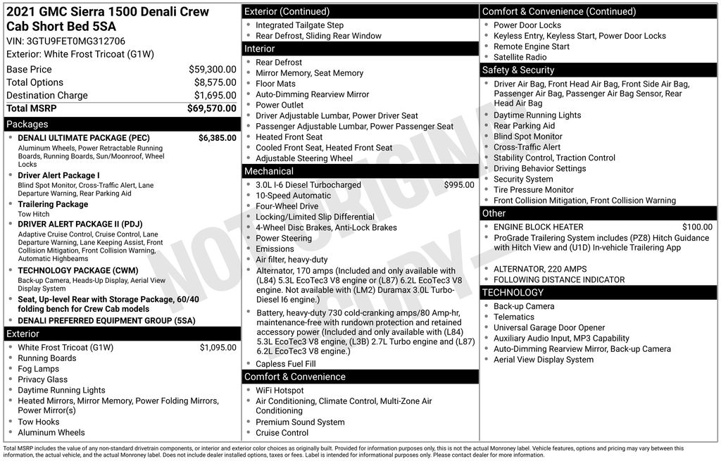 2021 GMC Sierra 4WD Crew Cab Short Box Denali's photo