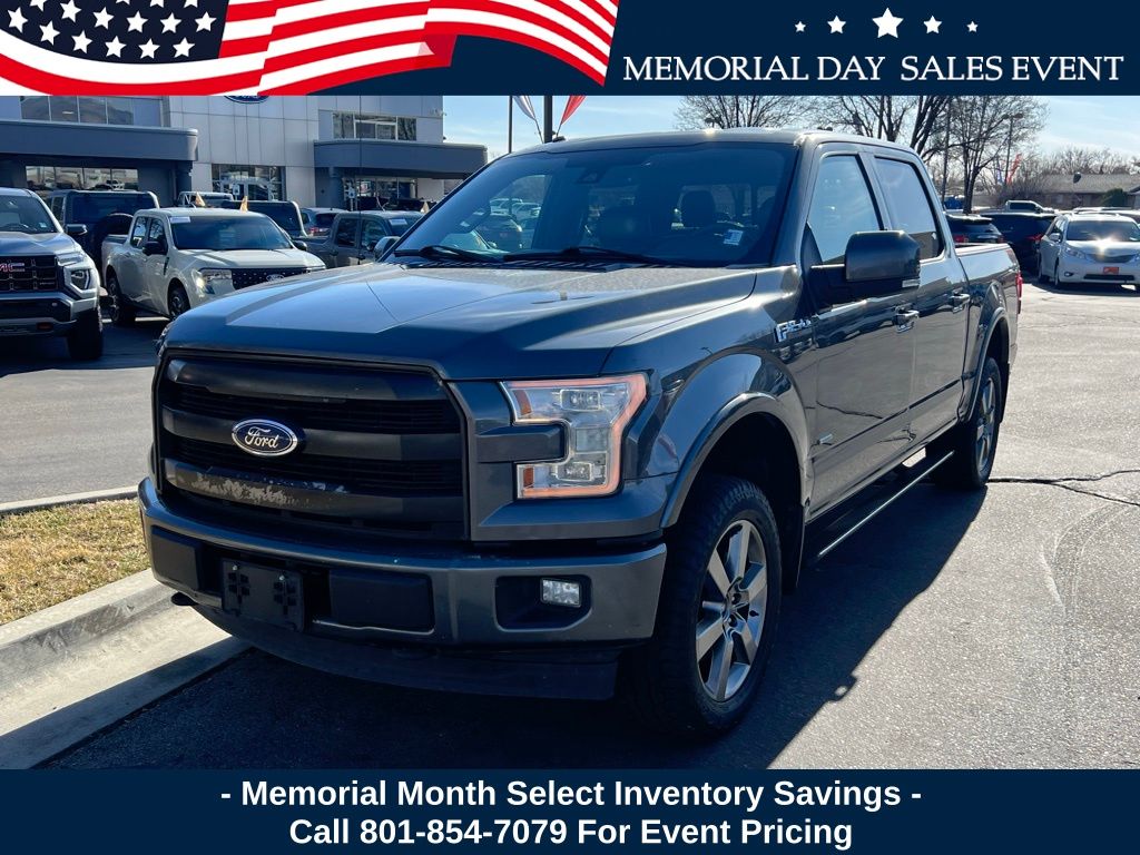 Used 2017 Ford F-150 Lariat with VIN 1FTEW1EG1HFA67828 for sale in Provo, UT