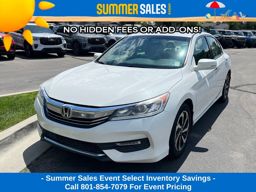 Used 2017 Honda Accord EX-L with VIN 1HGCR2F80HA174850 for sale in Provo, UT