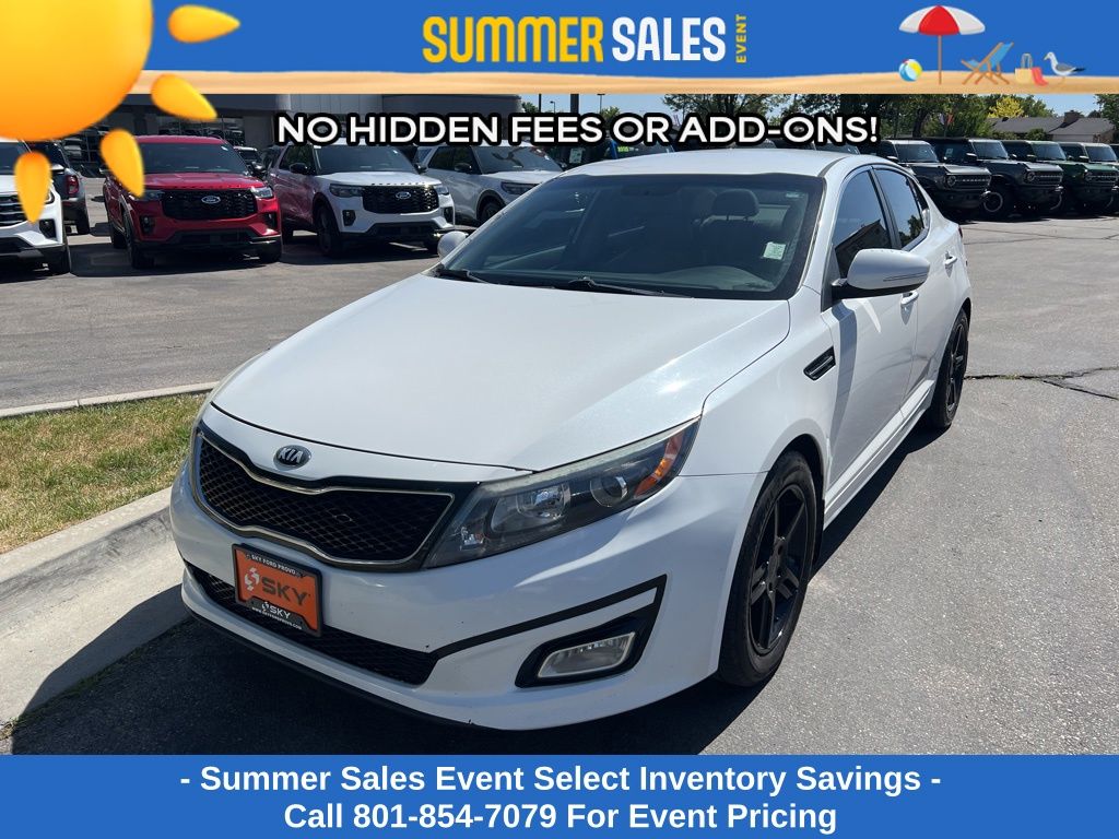 Used 2015 Kia Optima LX with VIN 5XXGM4A70FG420208 for sale in Provo, UT
