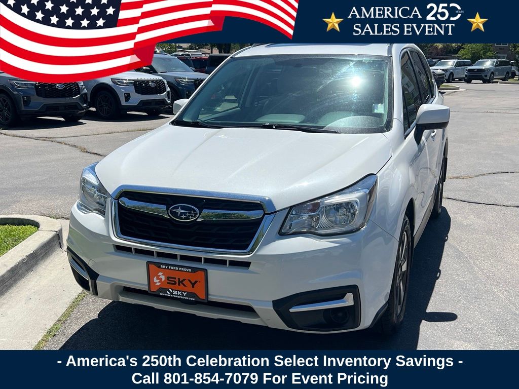 Used 2017 Subaru Forester Premium with VIN JF2SJAECXHH593475 for sale in Provo, UT