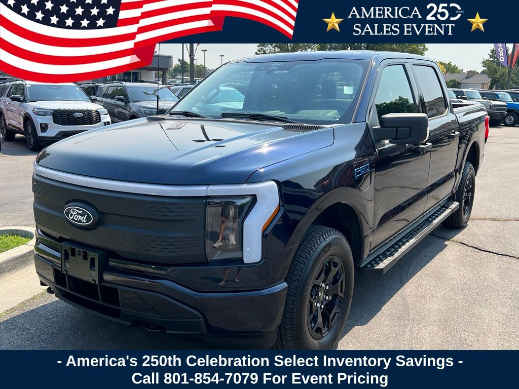 Used 2025 Ford F-150 Lightning XLT with VIN 1FTVW3LK0SWG25257 for sale in Provo, UT