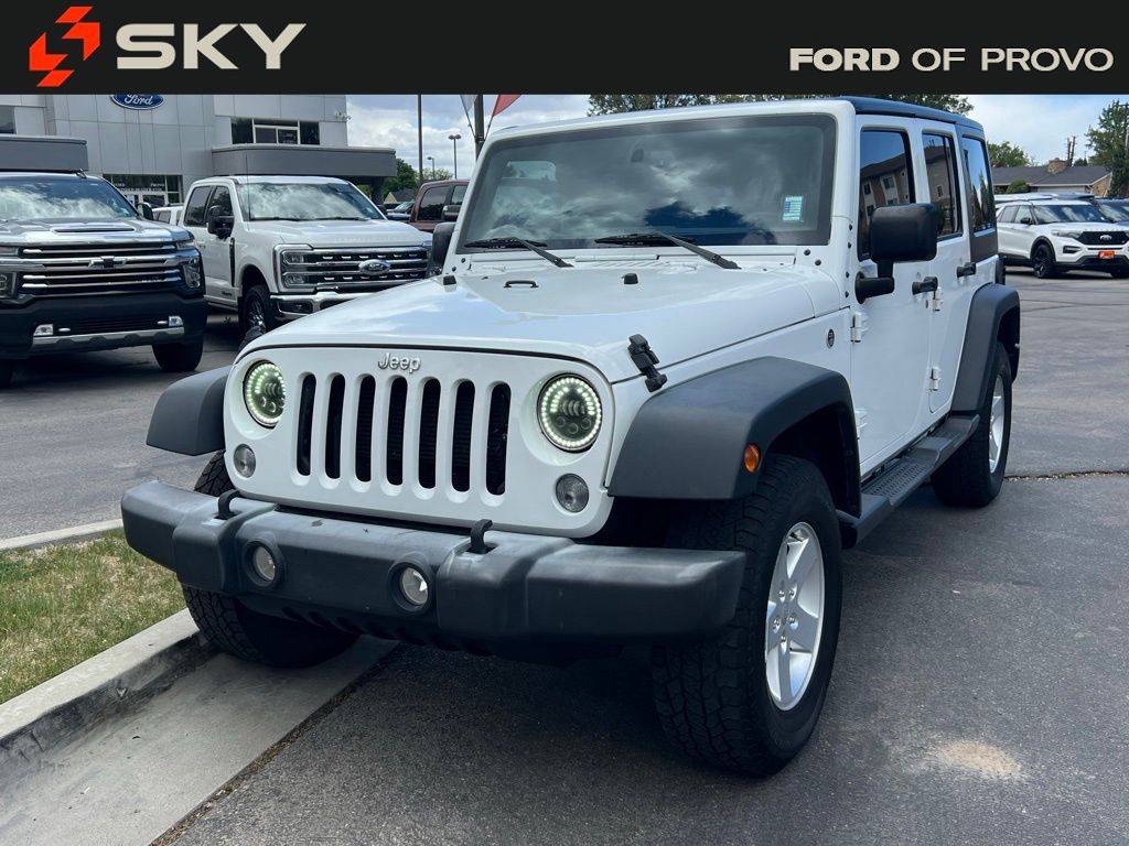 Used 2017 Jeep Wrangler Unlimited Sport S with VIN 1C4BJWDGXHL535007 for sale in Provo, UT