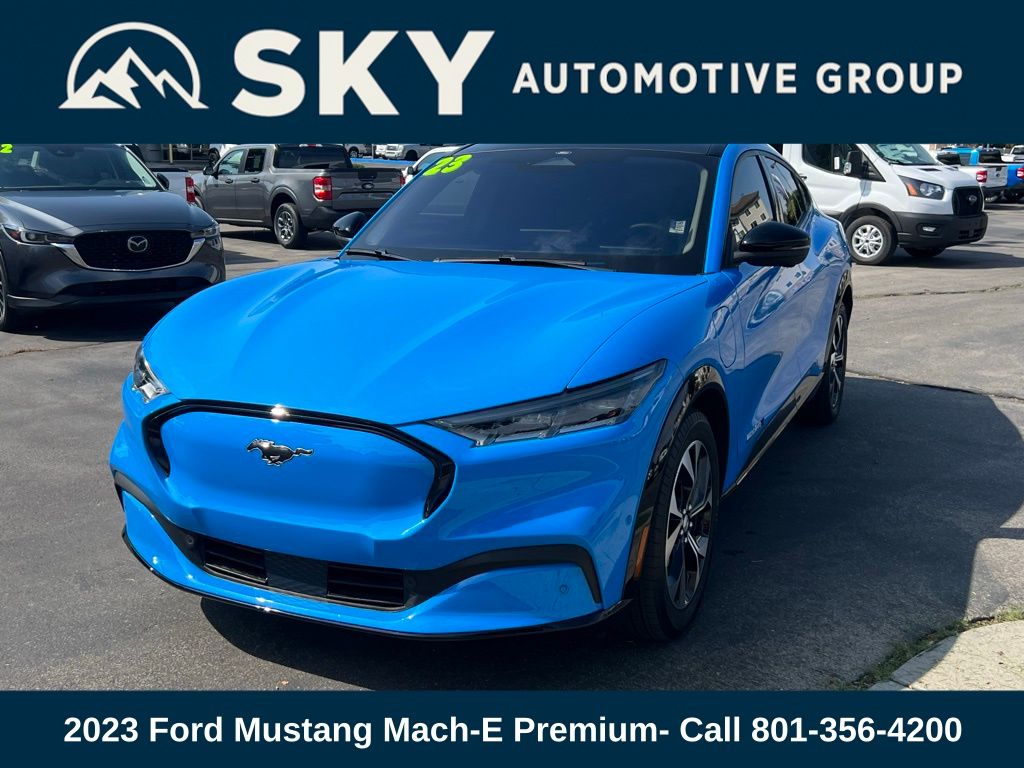 Used 2023 Ford Mustang Mach-E Premium AWD with VIN 3FMTK3SU9PMA89630 for sale in Provo, UT
