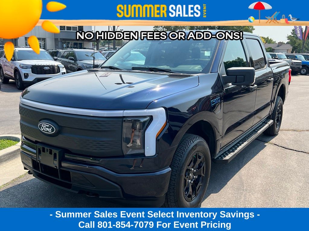 Used 2025 Ford F-150 Lightning XLT with VIN 1FTVW3LK0SWG25257 for sale in Provo, UT