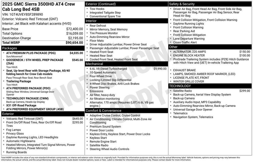 2025 GMC Sierra 4WD Crew Cab Long Box AT4's photo