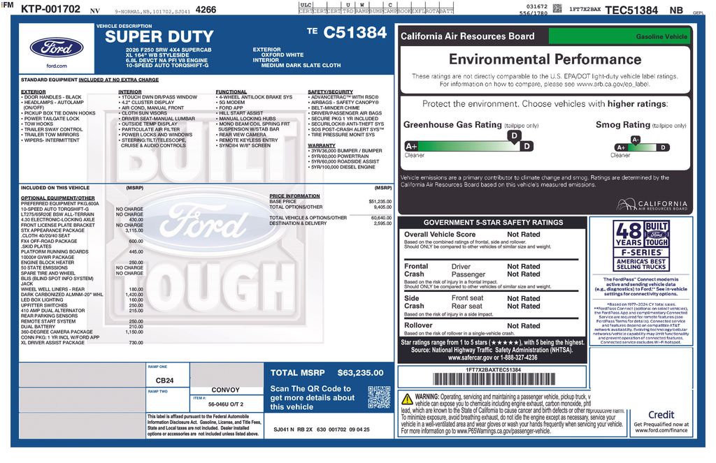 2026 Ford F-250 XL 4x4 SuperCab 8' Box's photo
