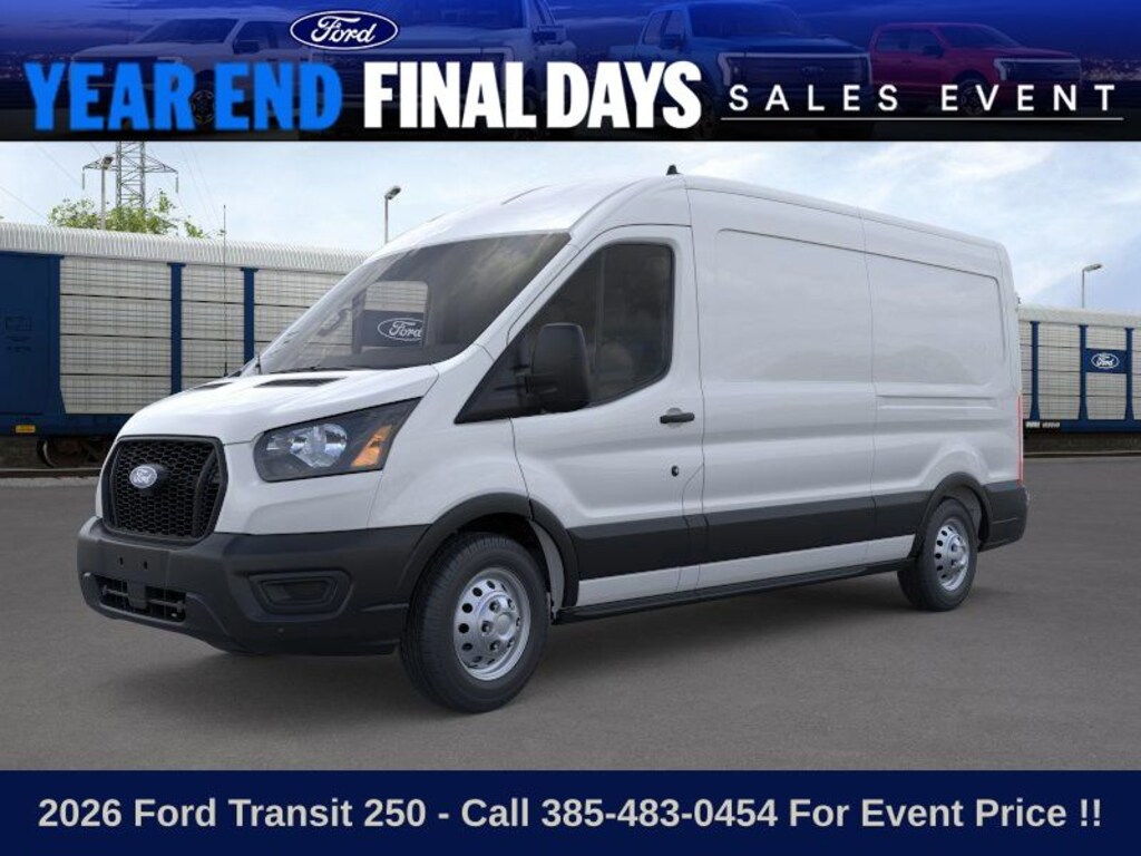 New 2026 Ford Transit-250 Cargo Base Van Medium Roof Van
