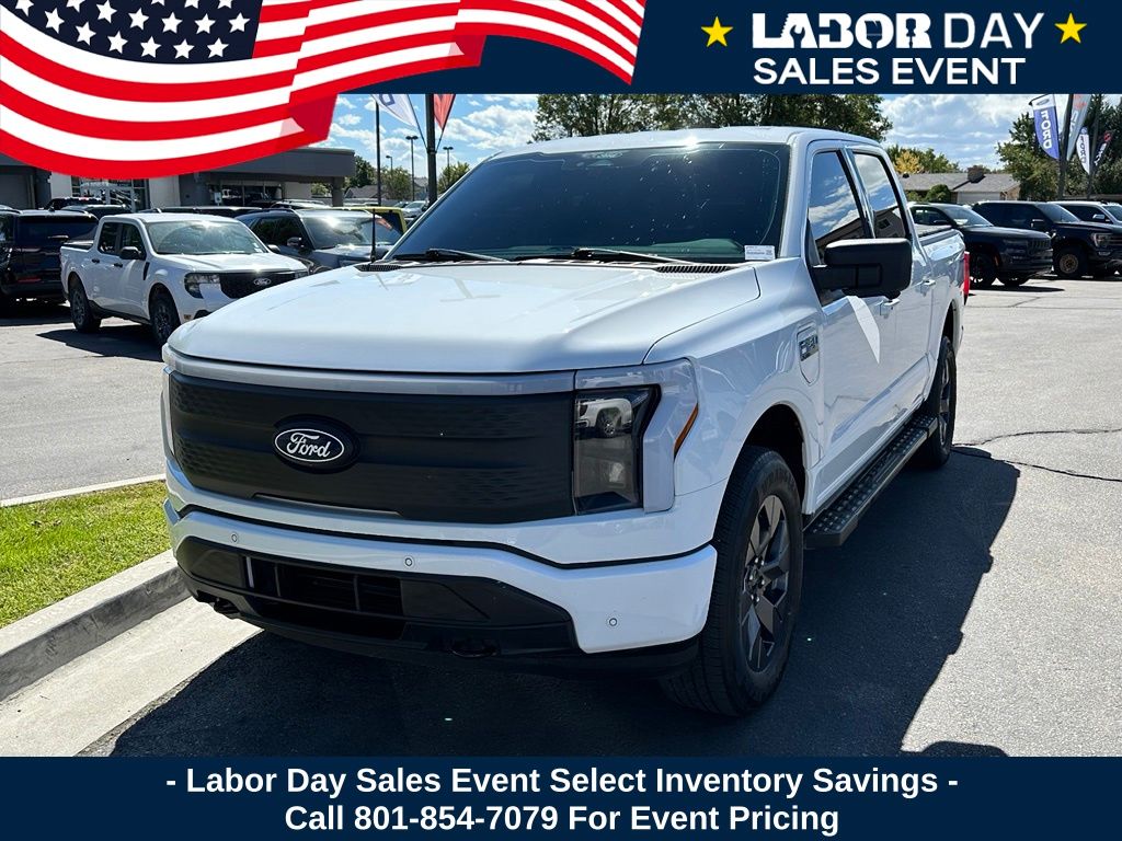 Used 2024 Ford F-150 Lightning Flash with VIN 1FT6W3L73RWG01254 for sale in Provo, UT