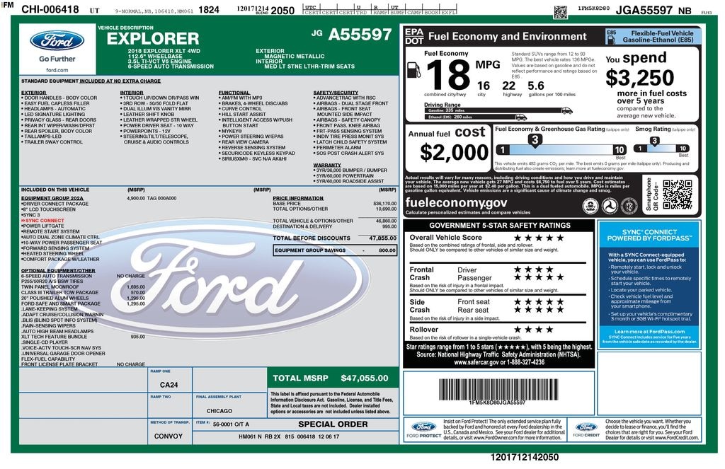 Used 2018 Ford Explorer XLT SUV