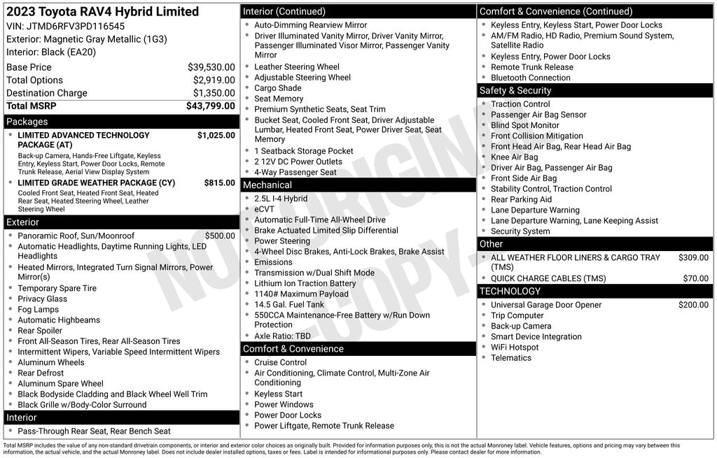 Used 2023 Toyota RAV4 Hybrid Limited SUV