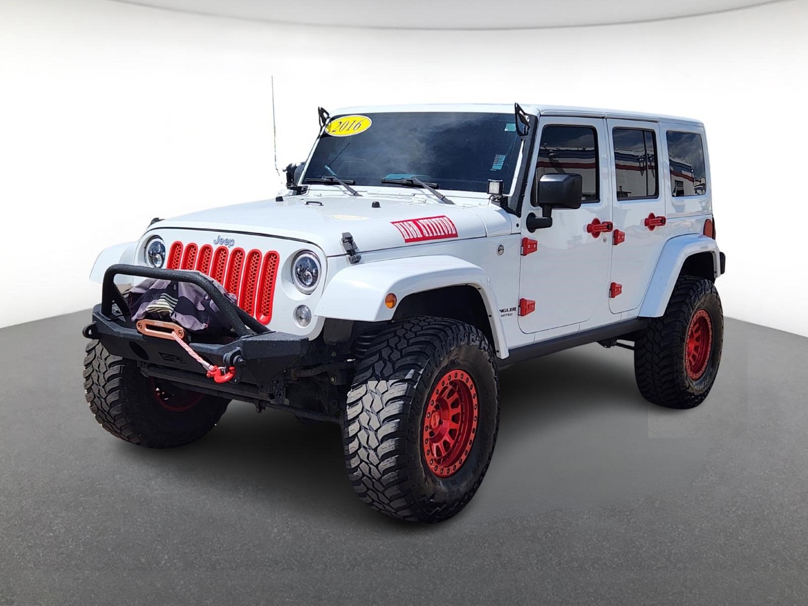 Used 2016 Jeep Wrangler Unlimited Rubicon with VIN 1C4HJWFG4GL248638 for sale in Thornton, CO