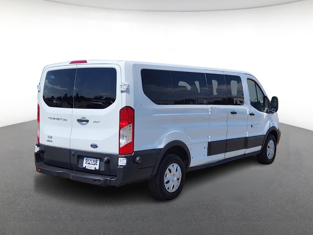 Used 2015 Ford Transit Wagon T-350 148" Low Roof XLT Swing-Out RH Dr Full-size Passenger Van