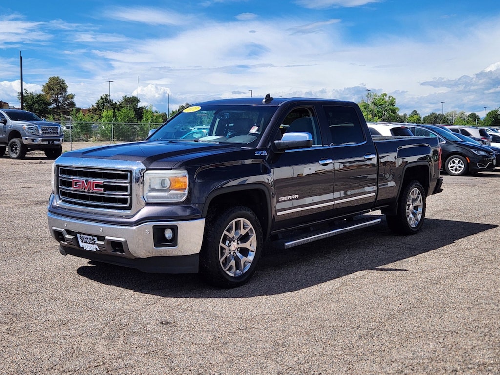 Used 2015 GMC Sierra 1500 4WD Crew Cab 153.0" SLT Crew Cab Pickup
