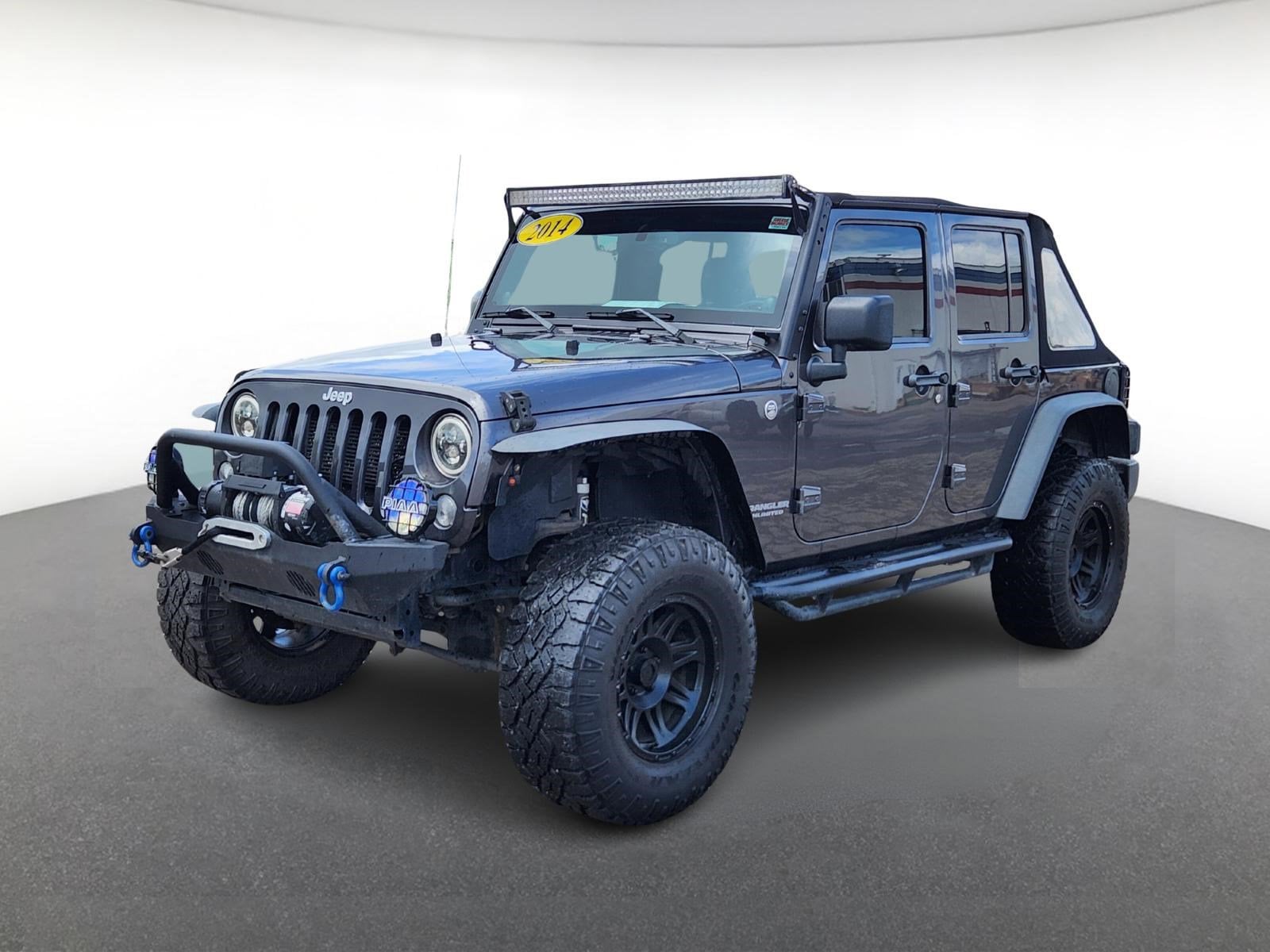 Used 2014 Jeep Wrangler Unlimited Sport with VIN 1C4BJWDG2EL260275 for sale in Thornton, CO
