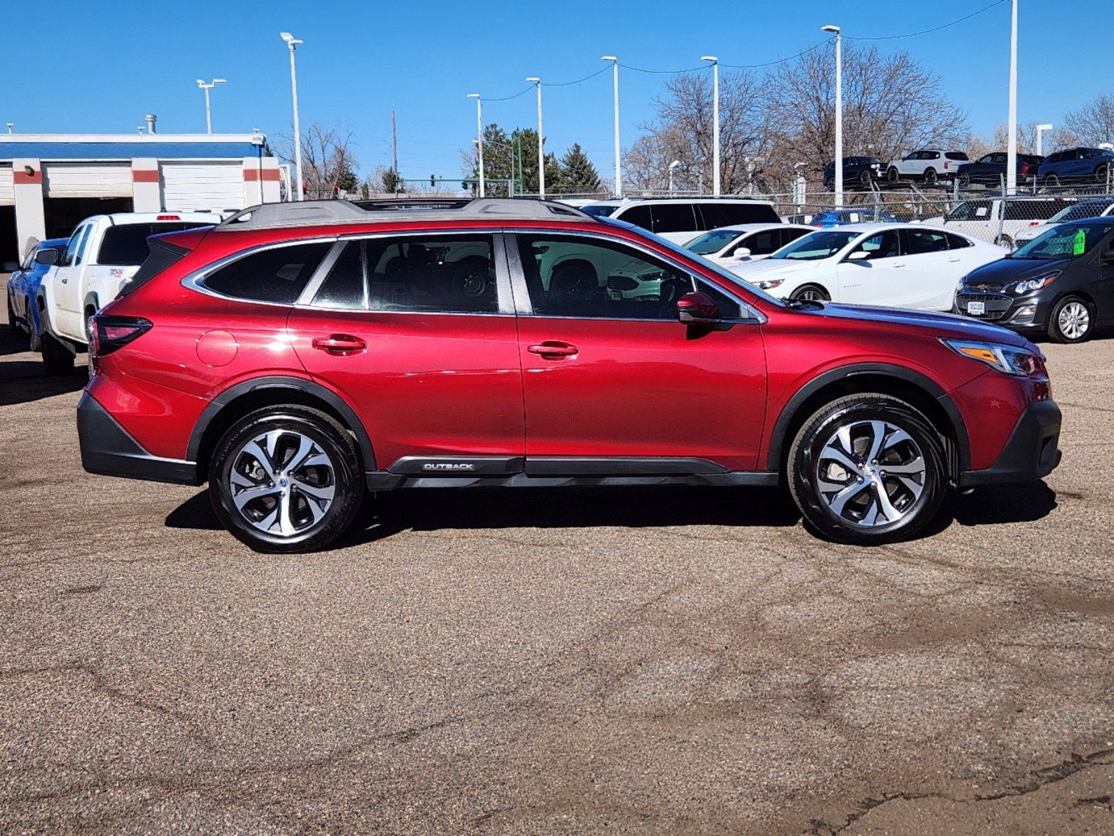 Used 2022 Subaru Outback Limited with VIN 4S4BTANC5N3278516 for sale in Denver, CO