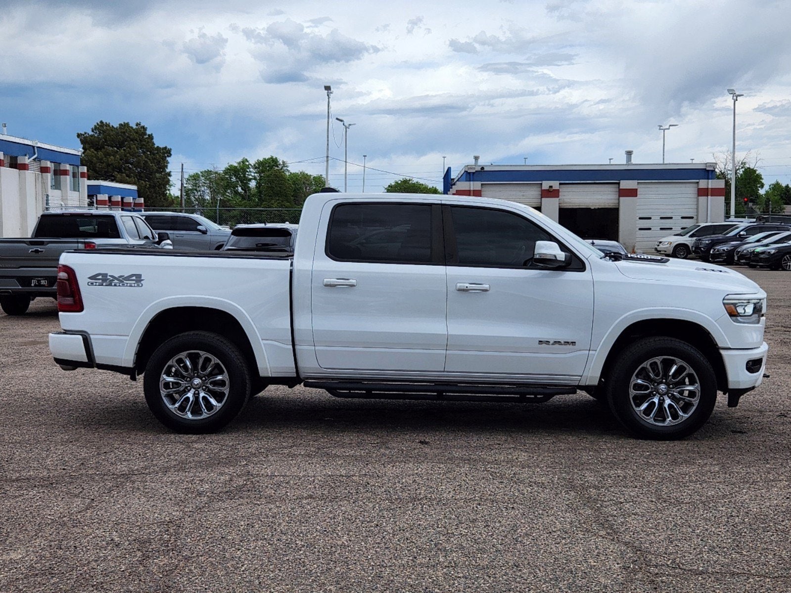 Used 2021 RAM Ram 1500 Pickup Laramie with VIN 1C6SRFJT0MN516479 for sale in Thornton, CO