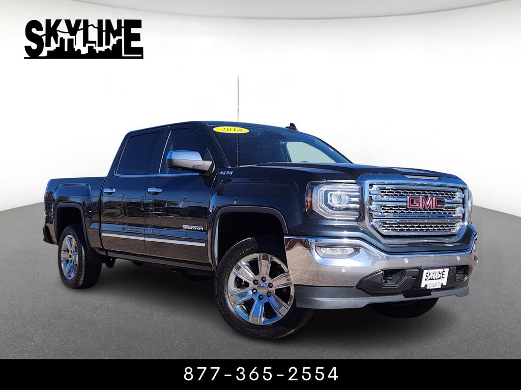Used 2018 GMC Sierra 1500 4WD Crew Cab 143.5" SLT Crew Cab Pickup