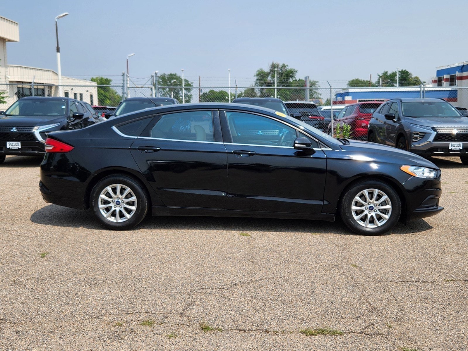 Used 2017 Ford Fusion S with VIN 3FA6P0G74HR186586 for sale in Thornton, CO