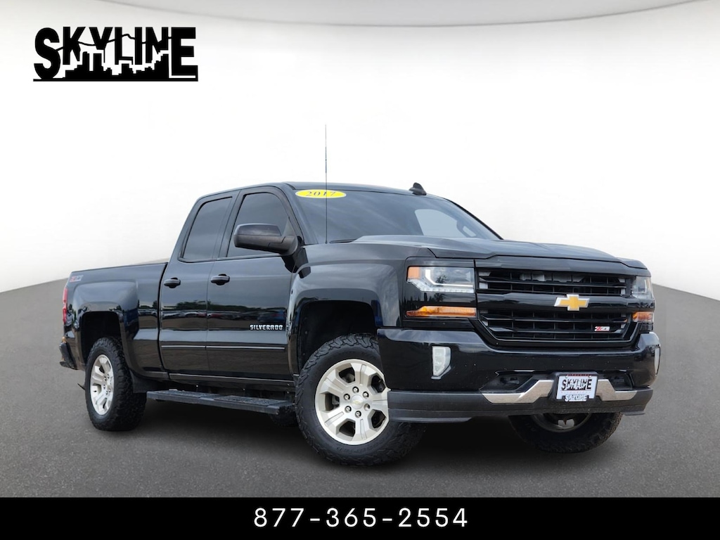 Used 2017 Chevrolet Silverado 1500 4WD Double Cab 143.5" LT w/2LT Extended Cab Pickup