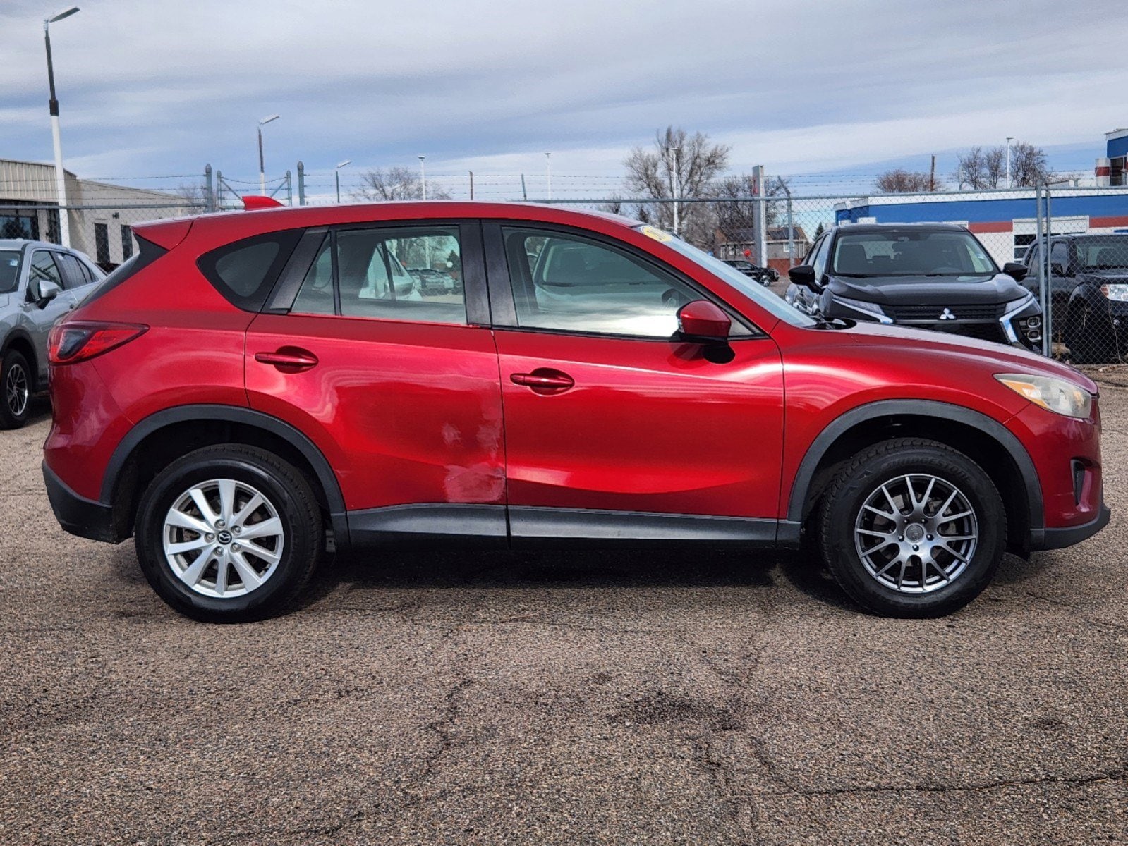 Used 2014 Mazda CX-5 Sport with VIN JM3KE4BE1E0309971 for sale in Thornton, CO