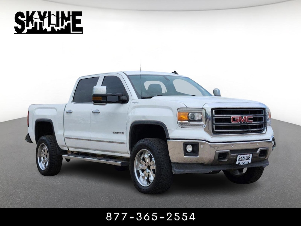 Used 2015 GMC Sierra 1500 4WD Crew Cab 143.5" SLT Crew Cab Pickup