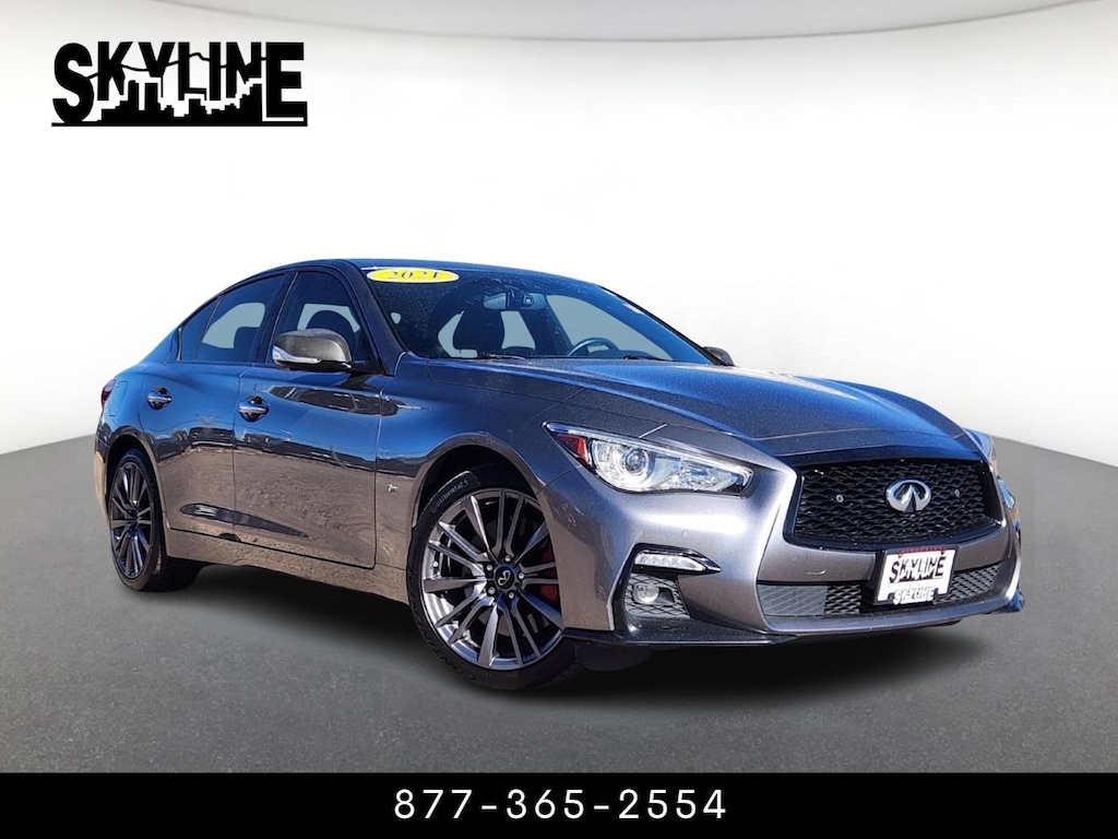 Used 2021 INFINITI Q50 RED SPORT 400 AWD 4dr Car