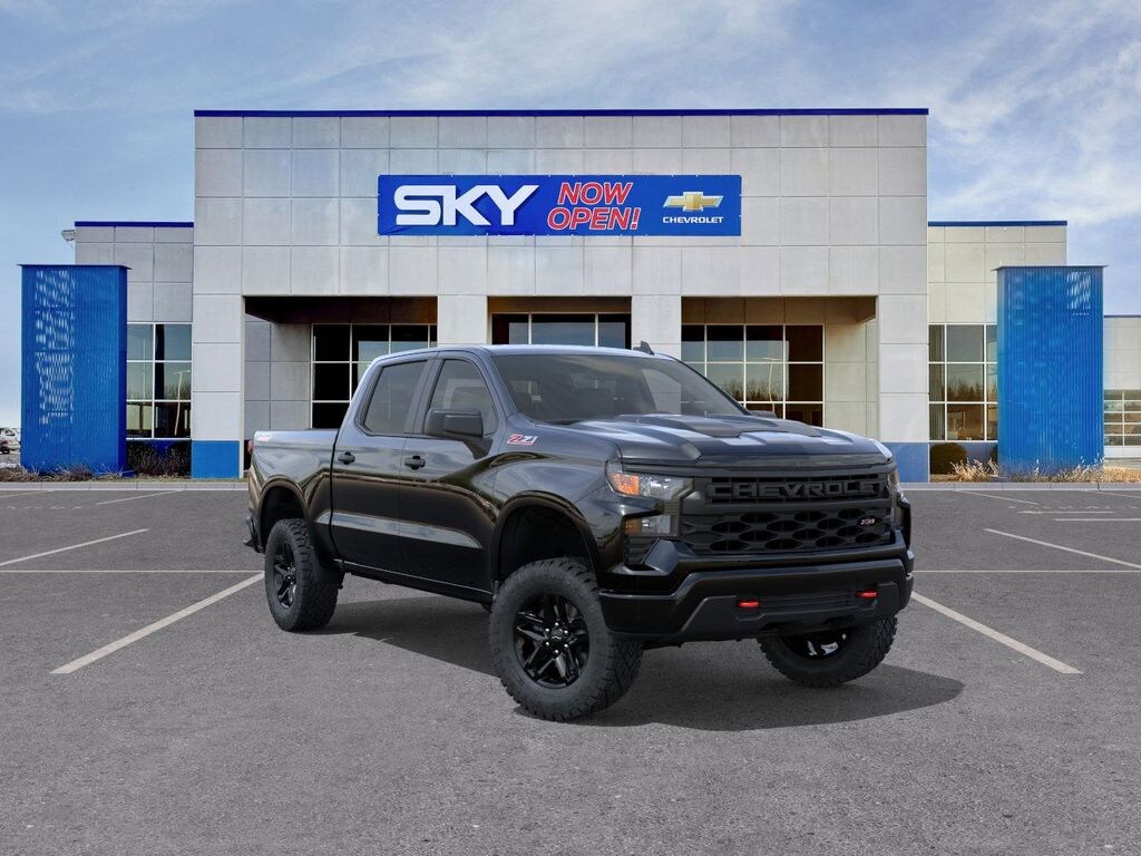 New 2025 Chevrolet Silverado 1500 Custom Trail Boss Truck Crew Cab