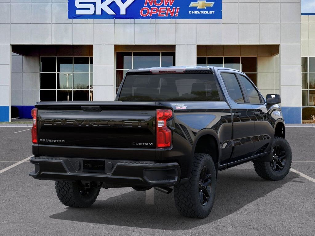 New 2026 Chevrolet Silverado 1500 Custom Trail Boss Truck Crew Cab