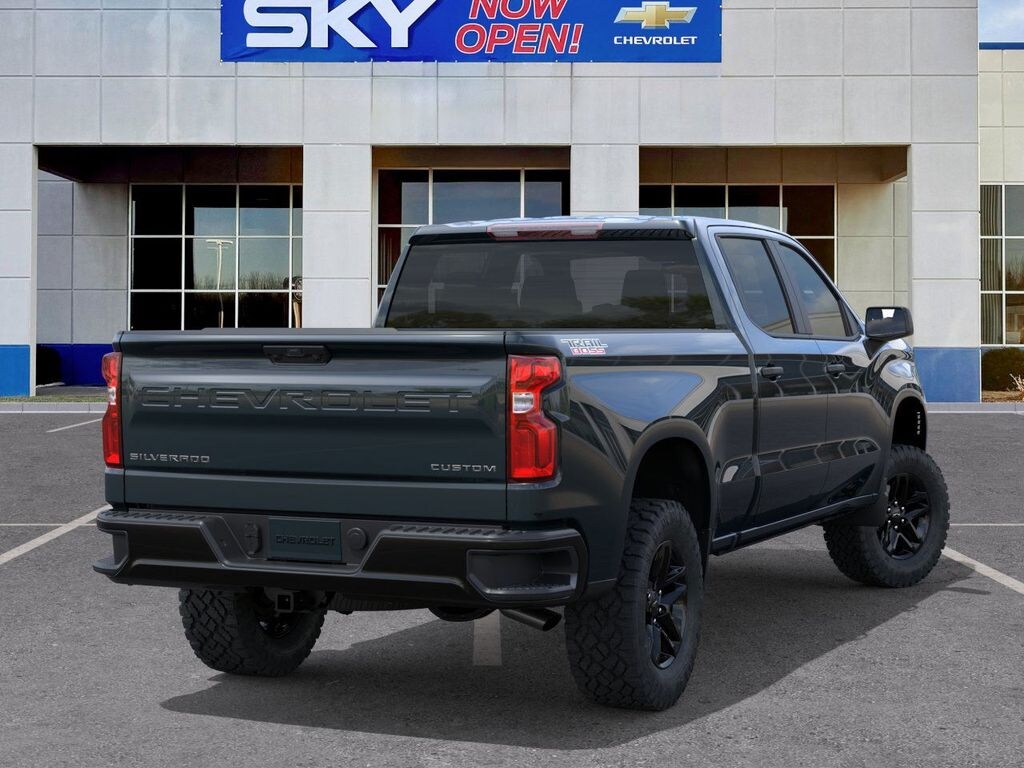 New 2026 Chevrolet Silverado 1500 Custom Trail Boss Truck Crew Cab