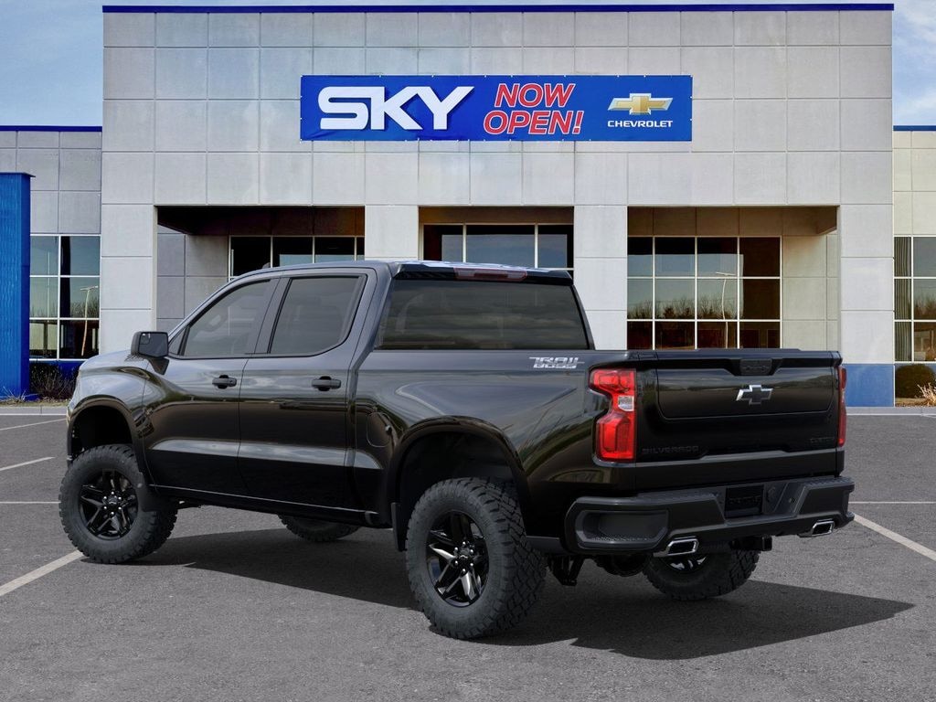 New 2025 Chevrolet Silverado 1500 Custom Trail Boss Truck Crew Cab