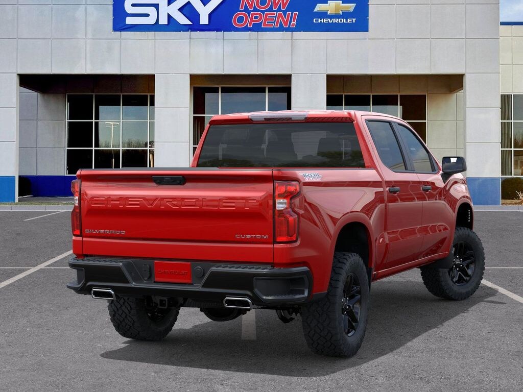 New 2025 Chevrolet Silverado 1500 Custom Trail Boss Truck Crew Cab