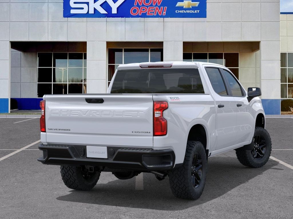 New 2025 Chevrolet Silverado 1500 Custom Trail Boss Truck Crew Cab