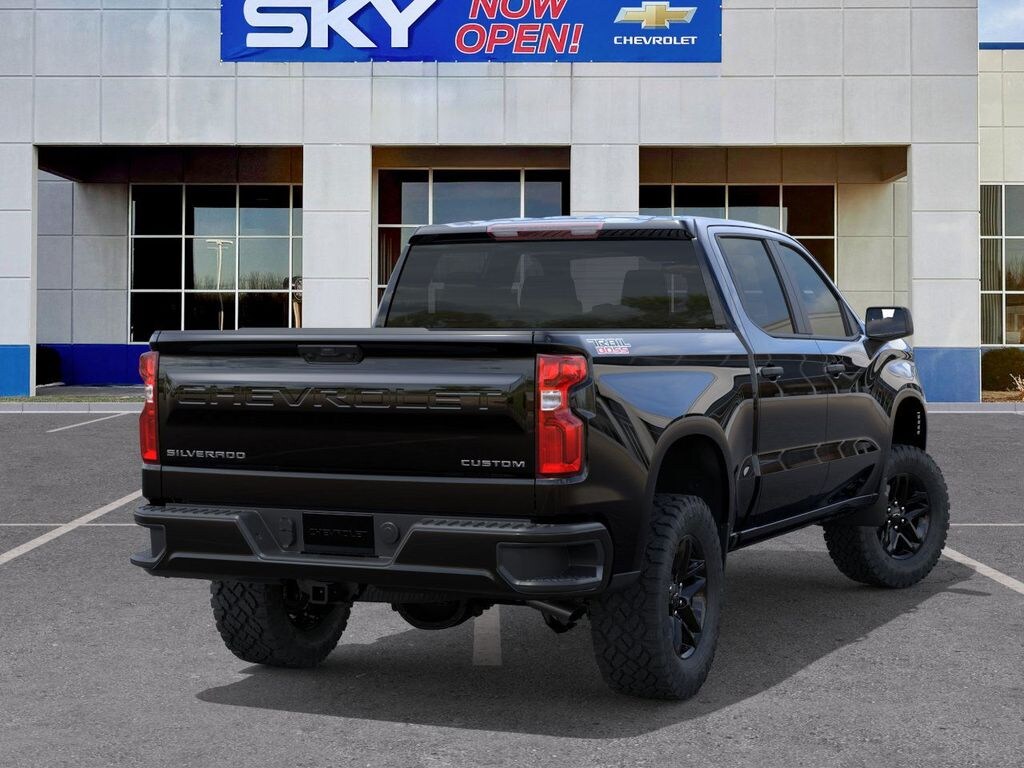 New 2025 Chevrolet Silverado 1500 Custom Trail Boss Truck Crew Cab
