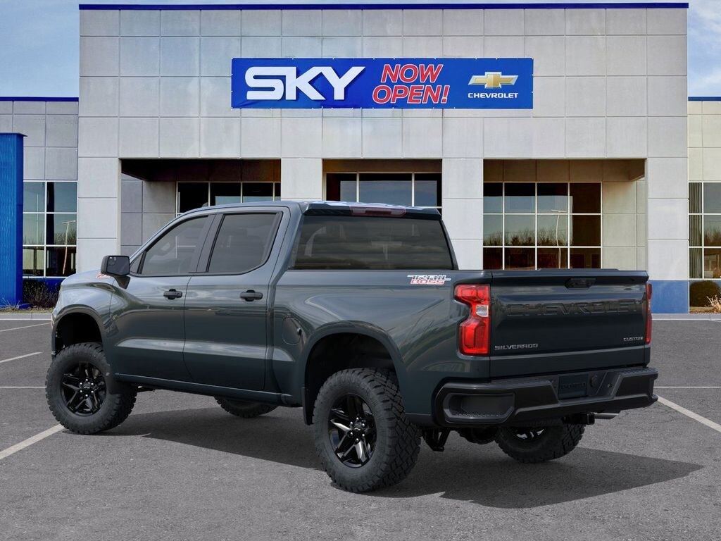 New 2025 Chevrolet Silverado 1500 Custom Trail Boss Truck Crew Cab