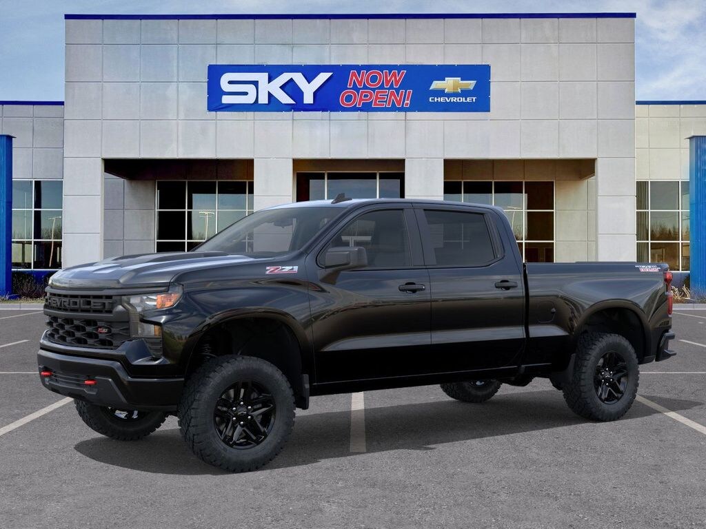 New 2026 Chevrolet Silverado 1500 Custom Trail Boss Truck Crew Cab