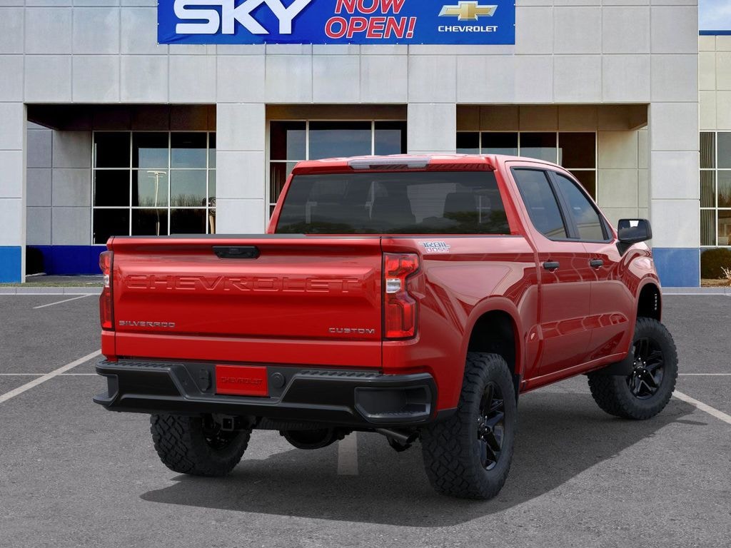 New 2025 Chevrolet Silverado 1500 Custom Trail Boss Truck Crew Cab