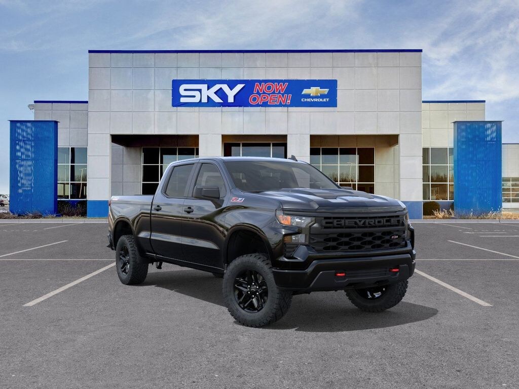 New 2026 Chevrolet Silverado 1500 Custom Trail Boss Truck Crew Cab