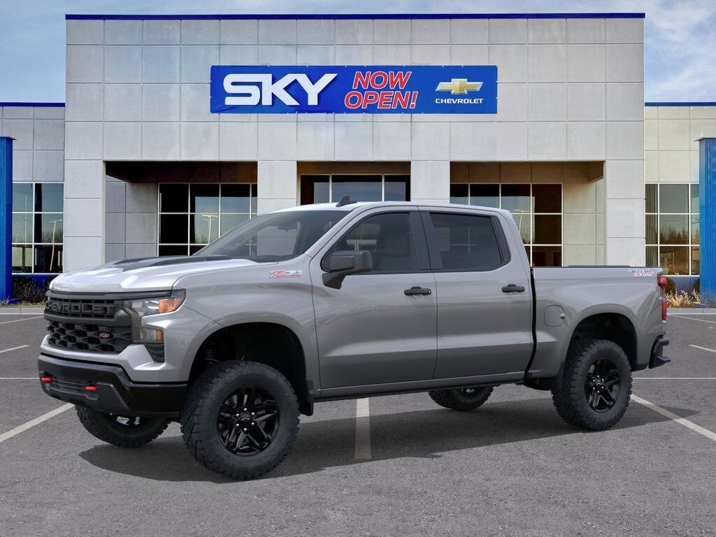 New 2025 Chevrolet Silverado 1500 Custom Trail Boss Truck Crew Cab