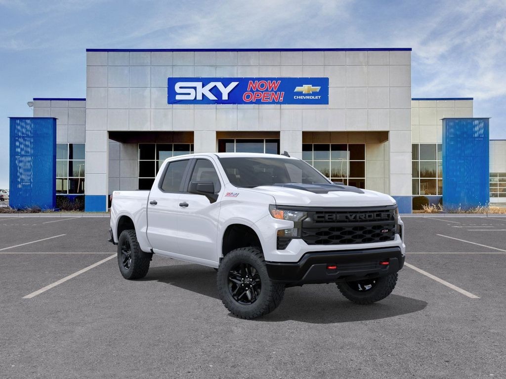 New 2025 Chevrolet Silverado 1500 Custom Trail Boss Truck Crew Cab