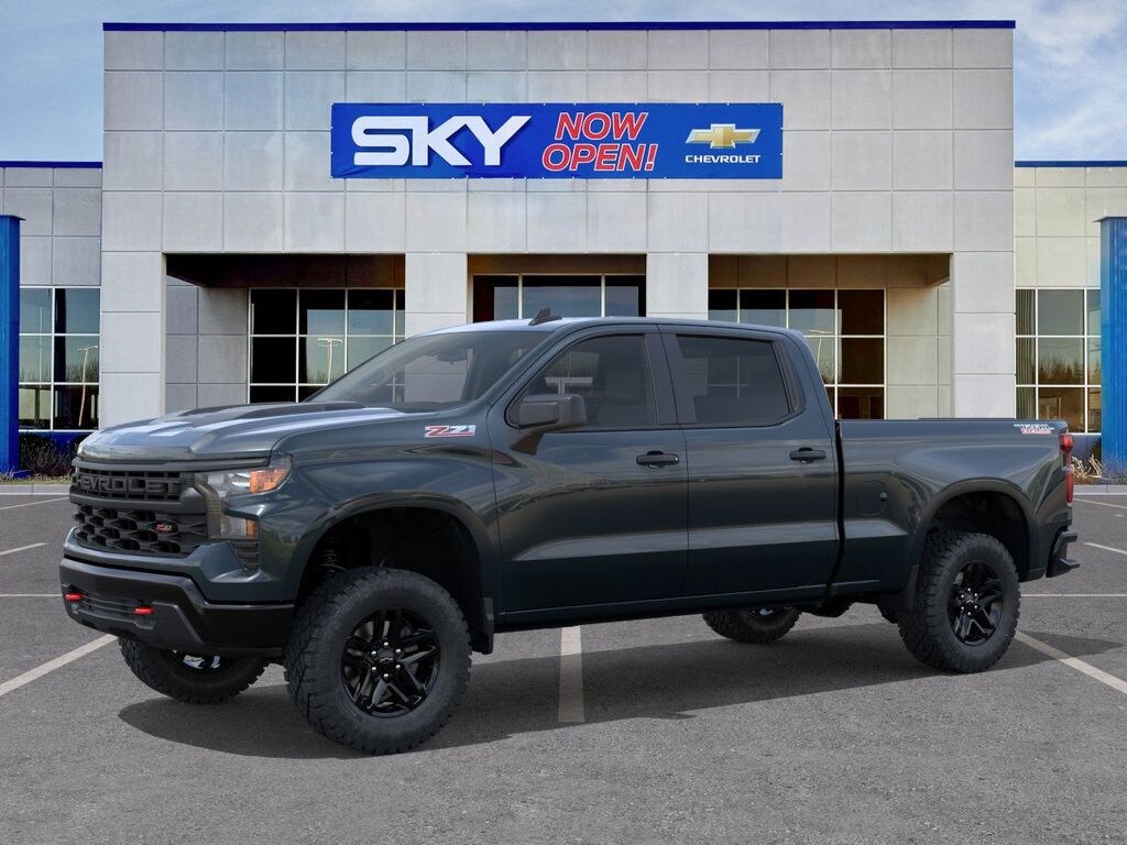New 2026 Chevrolet Silverado 1500 Custom Trail Boss Truck Crew Cab