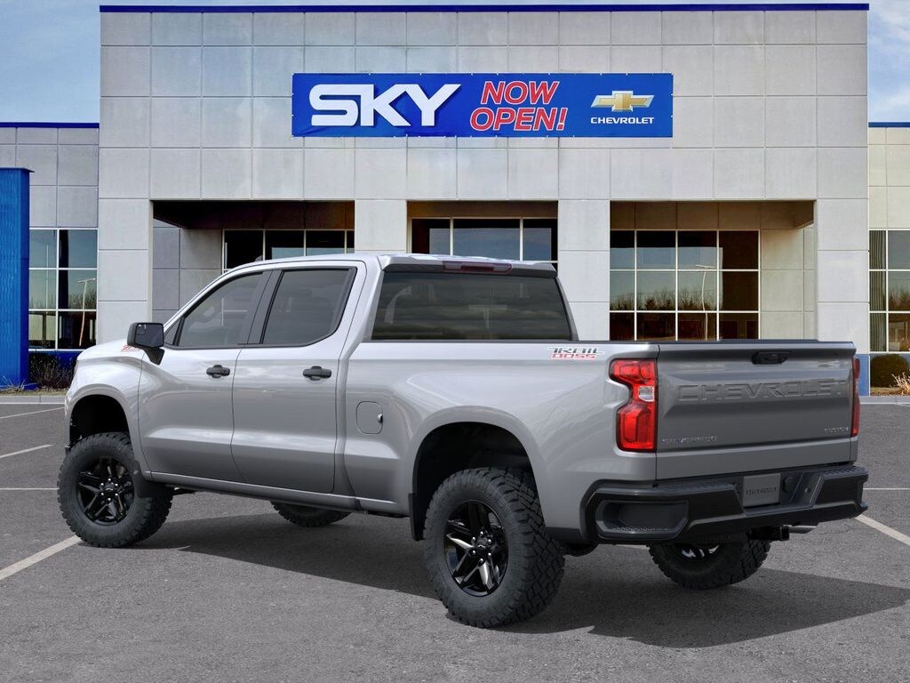 New 2026 Chevrolet Silverado 1500 Custom Trail Boss Truck Crew Cab