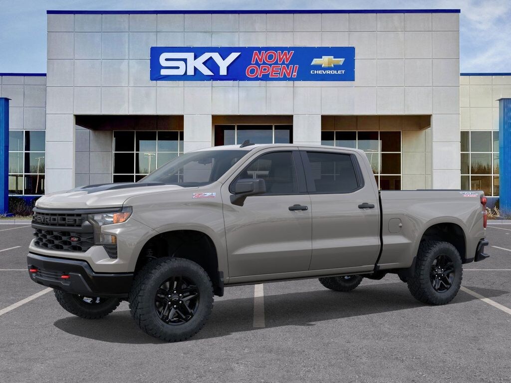 New 2026 Chevrolet Silverado 1500 Custom Trail Boss Truck Crew Cab