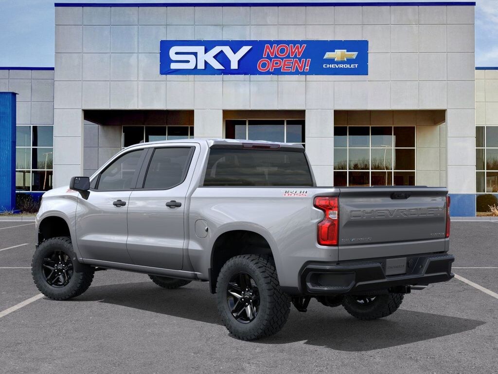 New 2025 Chevrolet Silverado 1500 Custom Trail Boss Truck Crew Cab