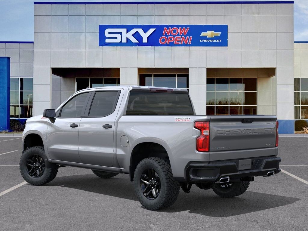 New 2025 Chevrolet Silverado 1500 Custom Trail Boss Truck Crew Cab