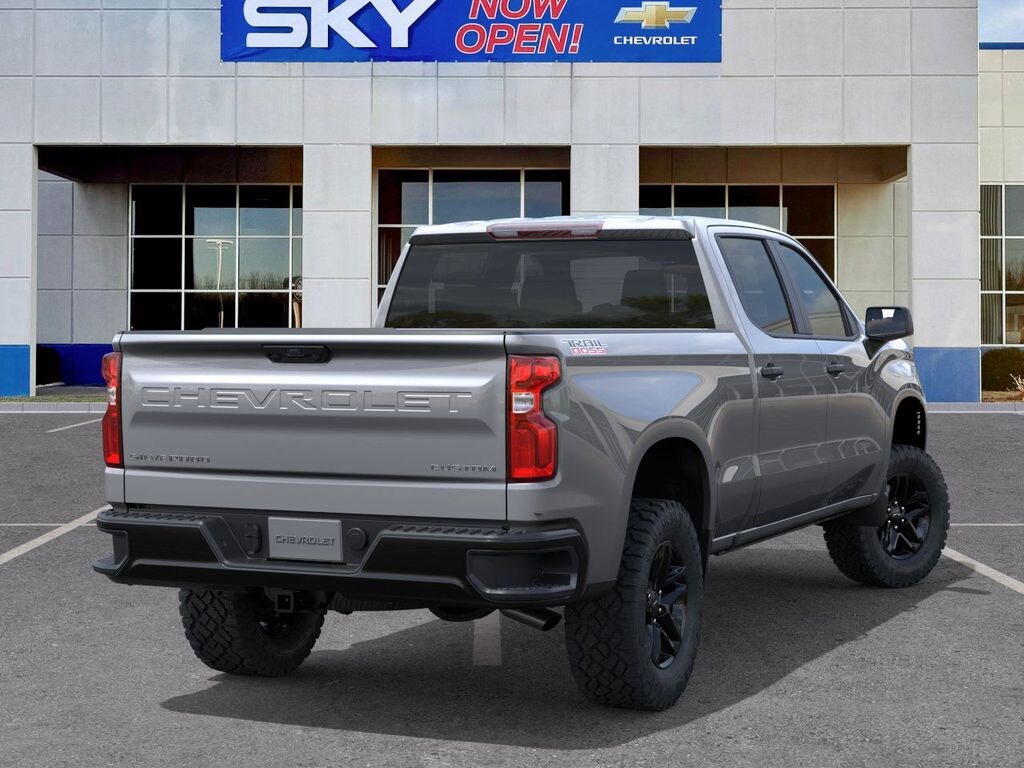 New 2026 Chevrolet Silverado 1500 Custom Trail Boss Truck Crew Cab