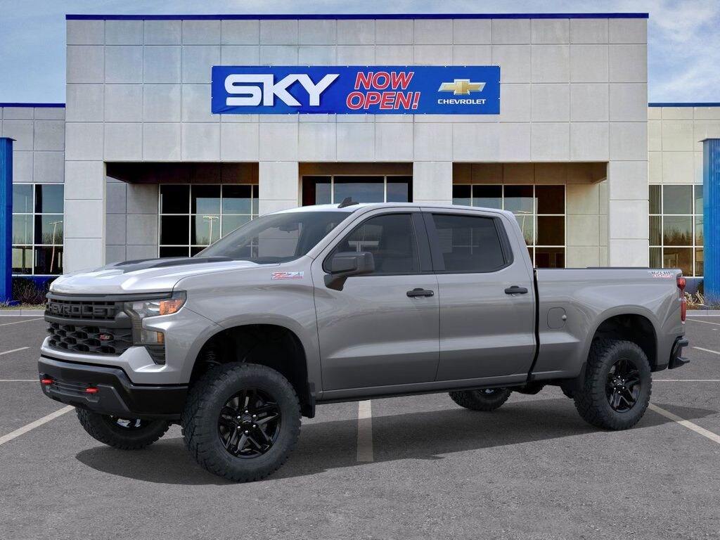 New 2026 Chevrolet Silverado 1500 Custom Trail Boss Truck Crew Cab