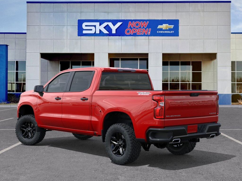 New 2025 Chevrolet Silverado 1500 Custom Trail Boss Truck Crew Cab